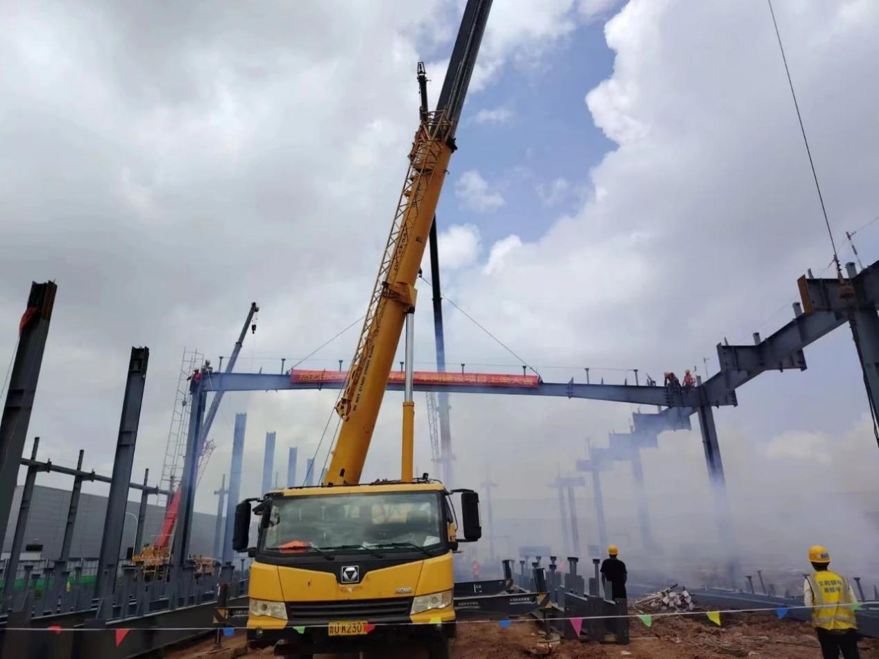 Ny tetik'asa fanamboarana atrikasa Chery KD ao amin'ny BEAM, i Eihe dia nahatsapa ny tetik'asa fananganana Automobile Qingdao Base Construction dia nahazo ny tolo-tanana 