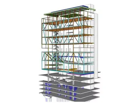 Toeram-pambolena Industrial Steel Apartment